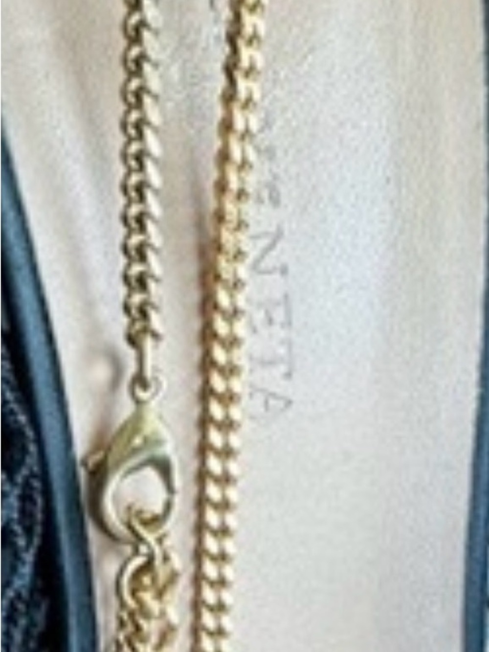 🧡 Bottega Veneta Gold Tone Chain Necklace